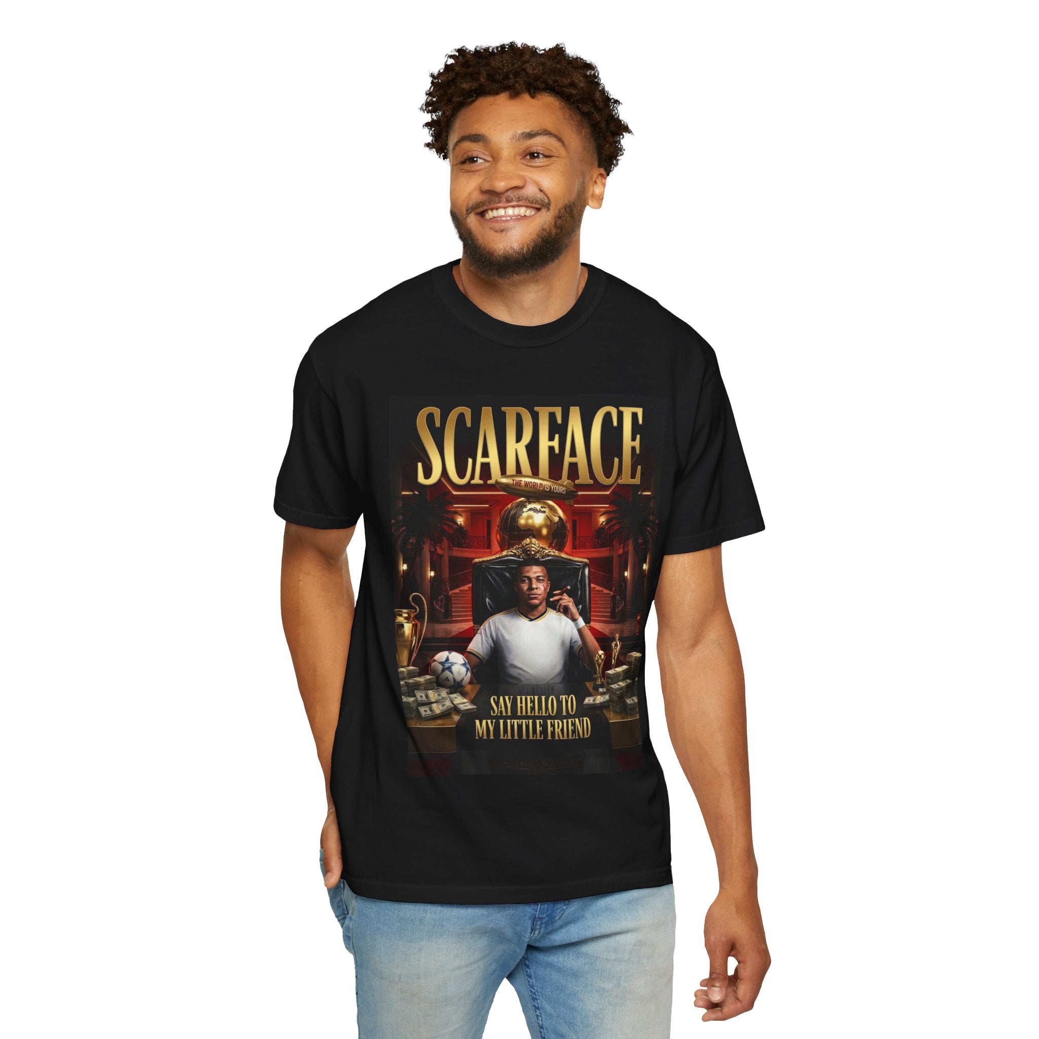 Kylian Mbappé "Scarface" Graphic T-Shirt